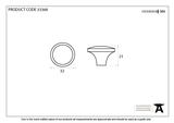 From The Anvil Beeswax Ribbed Cabinet Knob 33368 Image 3 Thumbnail