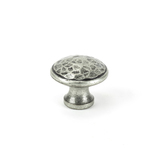 33626 - From The Anvil Pewter Hammered Cabinet Knob - Medium - FTA Image 1 Thumbnail