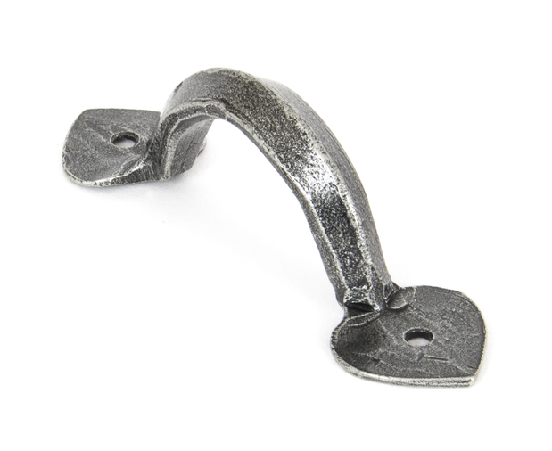 33640 - From The Anvil Pewter 4'' Gothic D Handle - FTA Image 1