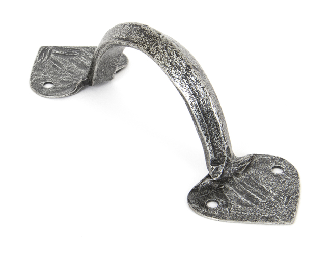 33641 - From The Anvil Pewter 6'' Gothic D Handle - FTA Image 1