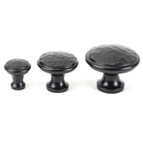 33840 - From The Anvil Black Hammered Cabinet Knob - Small - FTA Image 3 Thumbnail