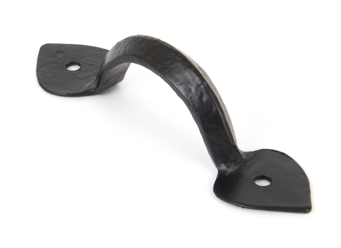 From The Anvil Black 4'' Gothic D Handle 33994 Image 1