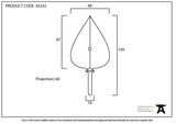 From The Anvil Pewter Shropshire Coat Hook 45233 Image 2 Thumbnail