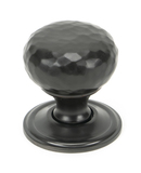 46024 - From The Anvil Aged Bronze Hammered Mushroom Cabinet Knob 32mm - FTA Image 1 Thumbnail