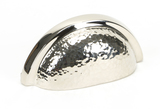 From The Anvil Polished Nickel Hammered Regency Concealed Drawer Pull 46042 Image 1 Thumbnail