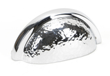 46043 - From The Anvil Polished Chrome Hammered Regency Concealed Drawer Pull - FTA Image 1 Thumbnail