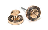 46111 - Polished Bronze Round Thumbturn Set (Beehive) - FTA Image 1 Thumbnail