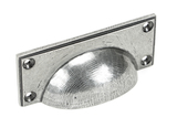 46137 - From The Anvil Pewter Art Deco Drawer Pull - FTA Image 1 Thumbnail