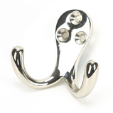 46297 - From The Anvil Polished Nickel Celtic Double Robe Hook - FTA Image 1 Thumbnail