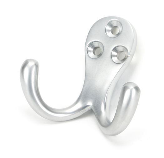 From The Anvil Satin Chrome Celtic Double Robe Hook 46302 Image 1