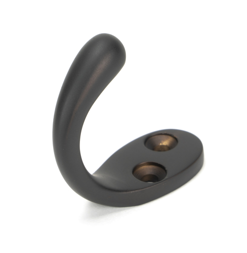 46306 - From The Anvil Aged Bronze Celtic Single Robe Hook - FTA Image 1