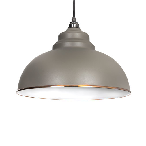 49508WG - From The Anvil The Harborne Pendant in Warm Grey - FTA Image 1