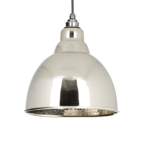 49511 - From The Anvil Hammered Nickel Brindley Pendant - FTA Image 1