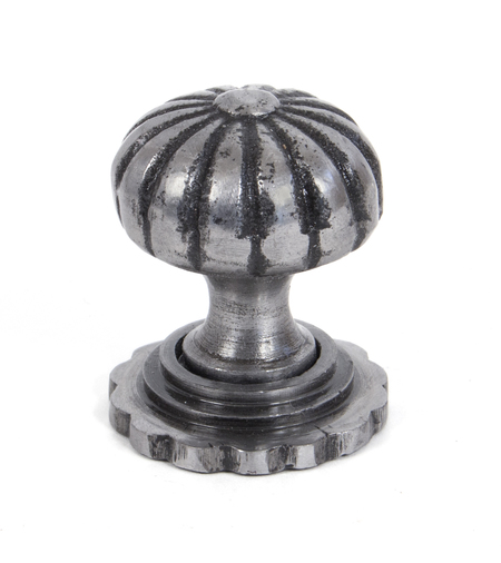 83510 - From The Anvil Natural Smooth Flower Cabinet Knob - Large - FTA Image 1