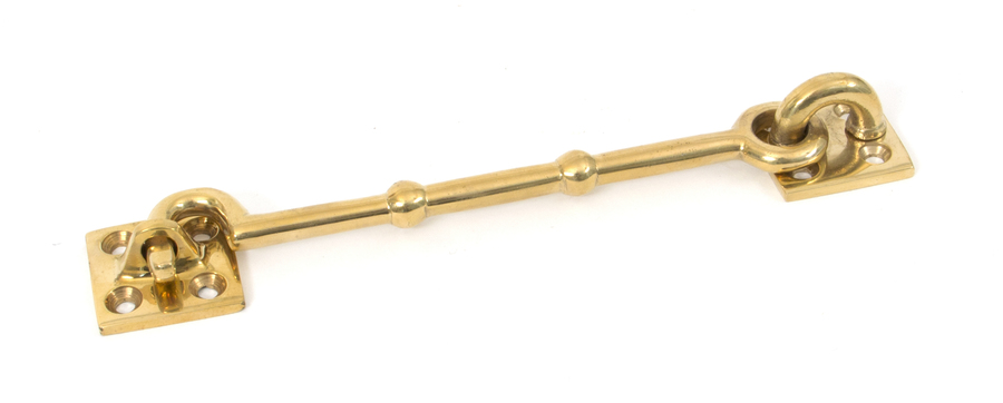 83547 - From The Anvil Polished Brass 6'' Cabin Hook - FTA Image 1