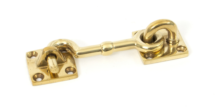 83549 - From The Anvil Polished Brass 3'' Cabin Hook - FTA Image 1