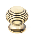 From The Anvil Aged Brass Beehive Cabinet Knob 30mm 83865 Image 1 Thumbnail