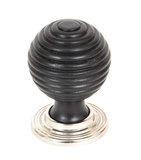 83870 - From The Anvil Ebony and PN Beehive Cabinet Knob 38mm - FTA Image 1 Thumbnail