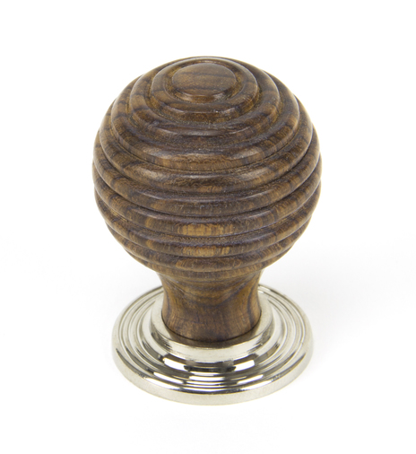 83873 - From The Anvil Rosewood and PN Beehive Cabinet Knob 35mm - FTA Image 1