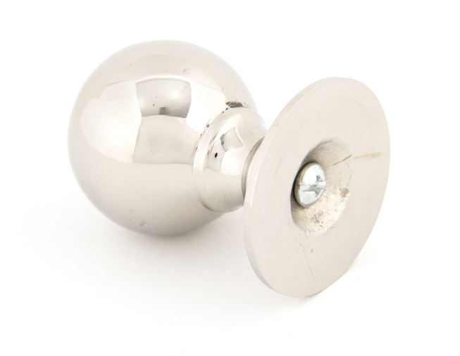 From The Anvil Polished Nickel Ball Cabinet Knob 39mm 83882 Image 2
