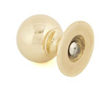 From The Anvil Polished Brass Ball Cabinet Knob 31mm 83887 Image 2 Thumbnail