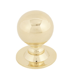 83887 - From The Anvil Polished Brass Ball Cabinet Knob 31mm - FTA Image 1 Thumbnail