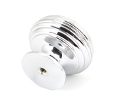 90336 - From The Anvil Polished Chrome Beehive Cabinet Knob 40mm - FTA Image 2 Thumbnail