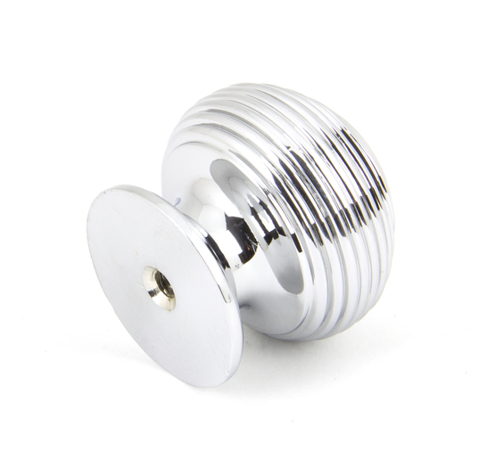 90337 - From The Anvil Polished Chrome Beehive Cabinet Knob 30mm - FTA Image 2