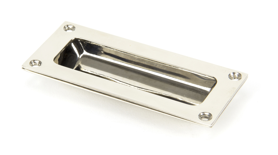 91520 - From The Anvil Polished Nickel Flush Handle - FTA Image 1