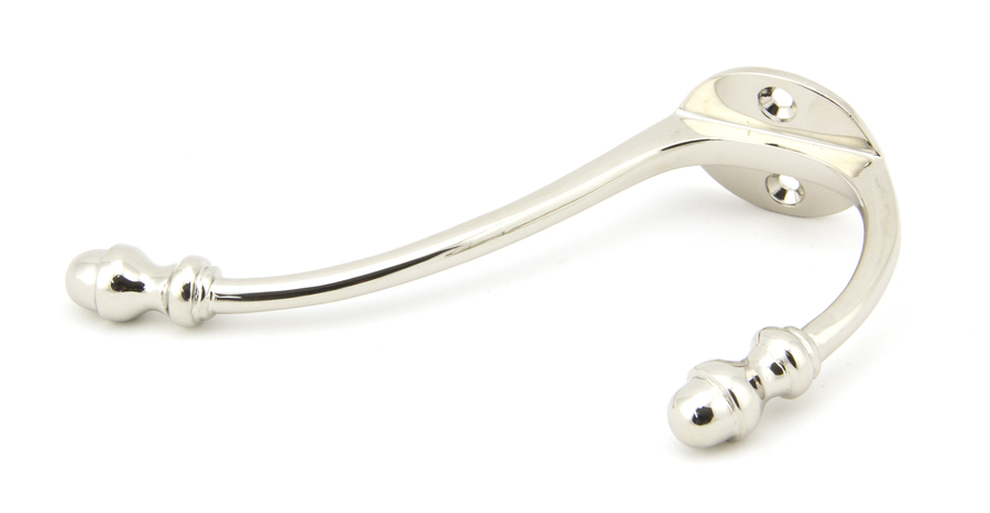 91751 - From The Anvil Polished Nickel Hat & Coat Hook - FTA Image 1