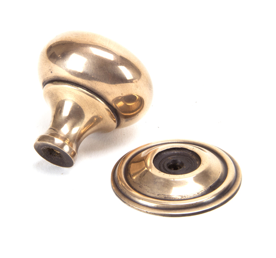 From The Anvil Polished Bronze Mushroom Cabinet Knob 38mm 91949 Image 2