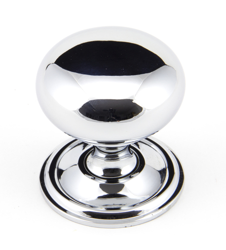 From tHe Anvil Polished Chrome Mushroom Cabinet Knob 38mm 92031 Image 1