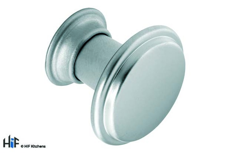 6432SS Pelton Knob With Grooves Polished Stainless Steel Image 1