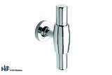 H885.72.CH Kitchen Handle T-Bar Design 72mm Solid Brass Chrome Image 1 Thumbnail