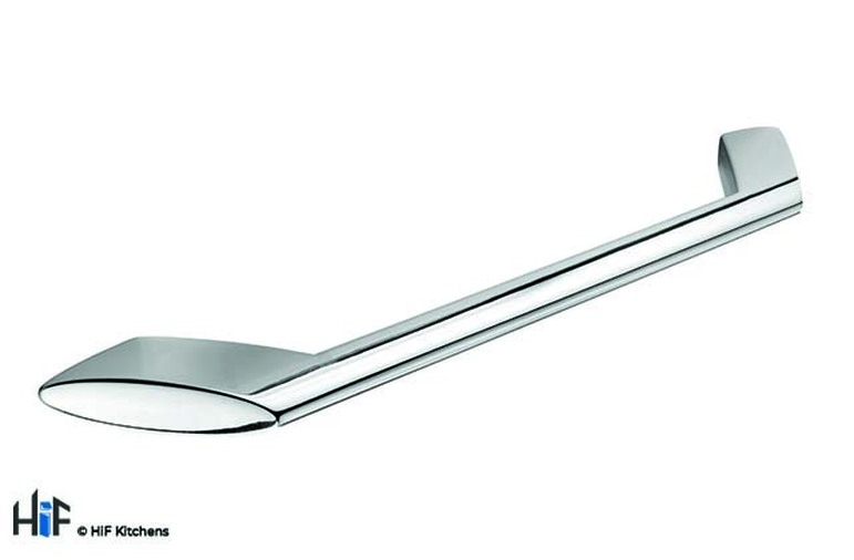 H1114.160.CH Haxby Bow Handle Polished Chrome 160mm Hole Centre Image 1