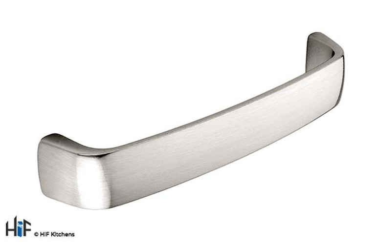 H005.160.SF Kitchen Danby D Handle Bright Steel Effect Image 1