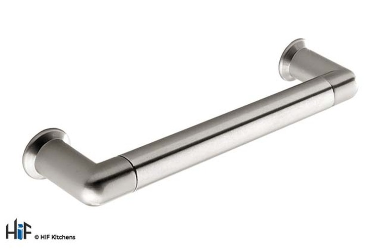 H012.128.SS Alne D Handle Polished Stainless Steel Effect Image 1
