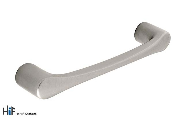 H023.128.SS Moss D Handle 128mm Stainless Steel Effect Image 1