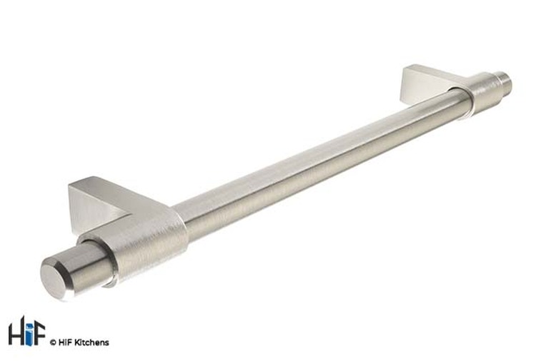H1002.160.SS Leeming Bar Handle Polished Stainless Steel Effect Image 1