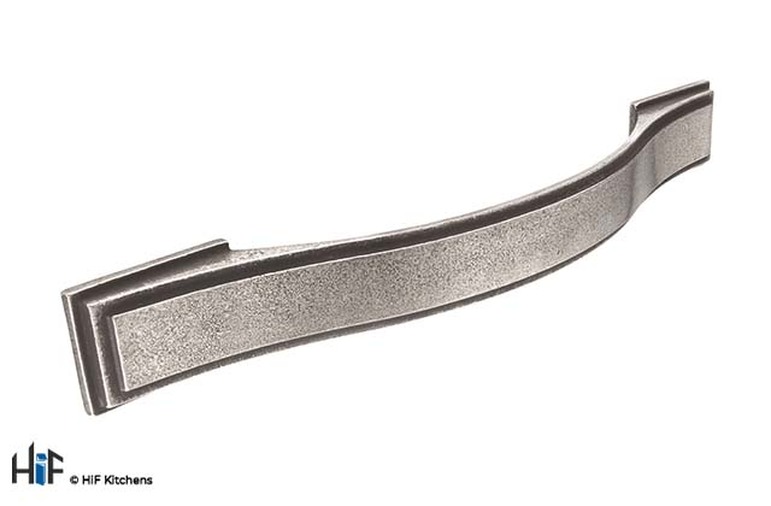 H1056.160.PE Bow Handle 160mm Pewter  Image 1