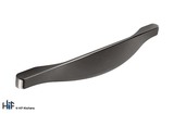 H1083.160.BS Kitchen Pull Handle 160mm Black Satin Effect Image 1 Thumbnail