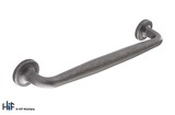 H1100.160.HS Kitchen Pull Handle 160mm Hand forged Steel Image 1 Thumbnail