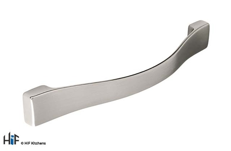 H251.160.SS Kitchen Leven Bow Handle Stainless Steel Effect Image 1