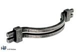 H307.128.PE Ensor Bow Handle Raw Pewter 128mm Hole Centre Image 1 Thumbnail