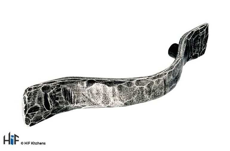 H404.96.PE Kitchen Bow Handle 96mm Pewter  Image 1