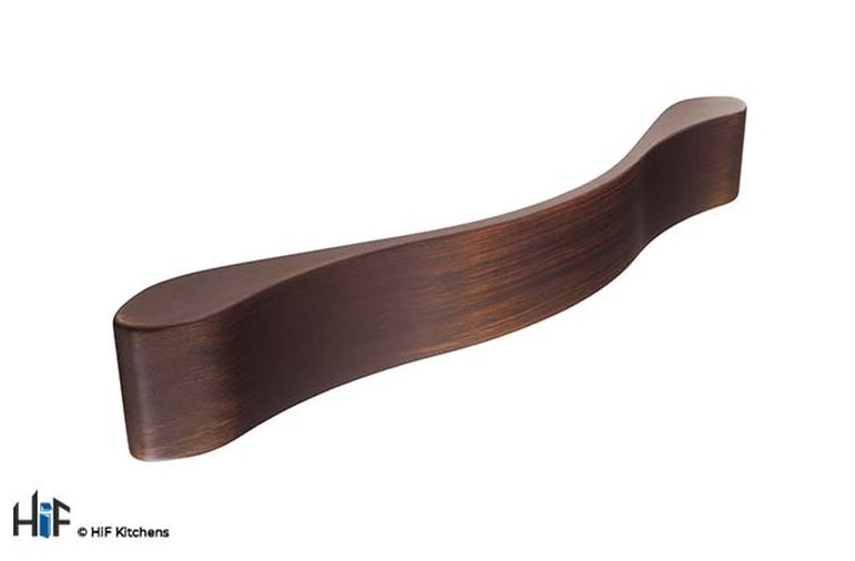 H560.192.BC Bow Handle 192mm Burnt Copper Effect Image 1