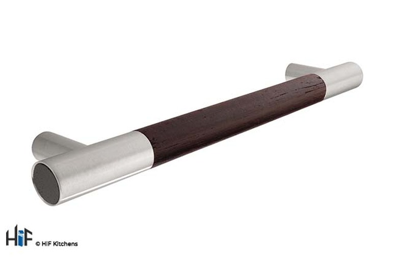 H953.160.SSWE Smith Bar Handle Lacquered Stainless Steel Effect 160mm Hole Centre Image 1