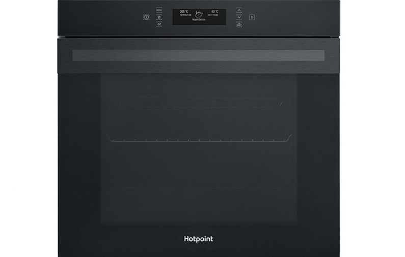 Hotpoint Single Oven Pyrolytic Touch Control Blackline SI9891SPBM Image 1