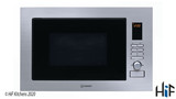 Indesit MWI222.2X Built-in Microwave Image 1 Thumbnail