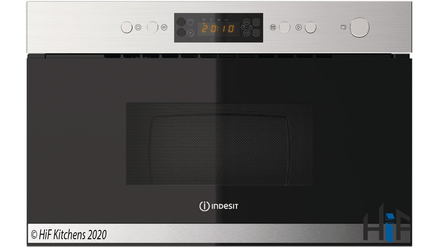 Indesit Built In Microwave Oven with Grill St/St (Wall Unit) MWI3213IX Image 1